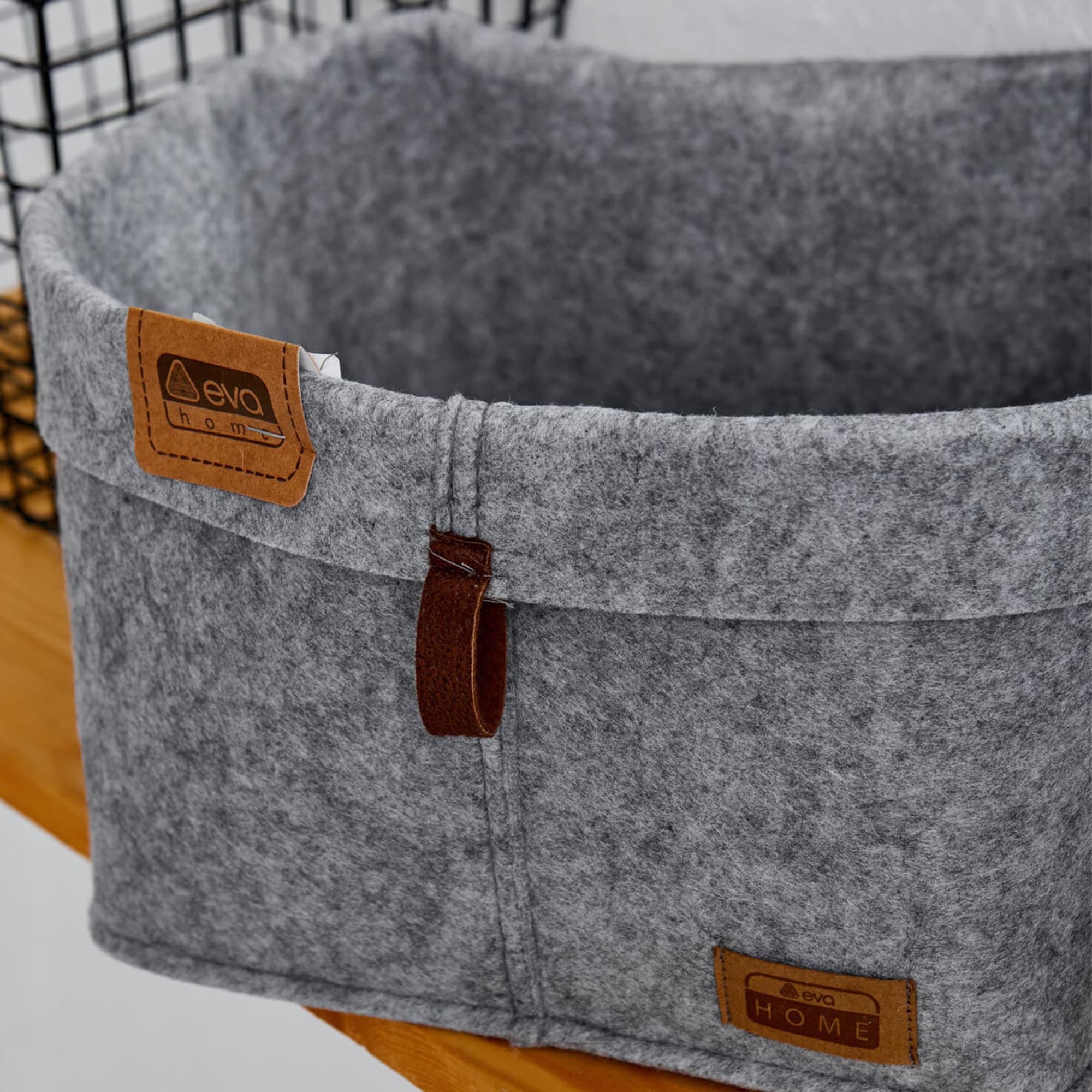 85324726 Корзинка квадратная Elegance 28x24x28 см 3 шт. нет Santreyd  - Вид №5