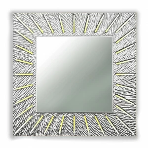 Зеркало квадратное настенное серебро SUNSHINE IN SHAPE SUNSHINE 00-3860121 Серебро