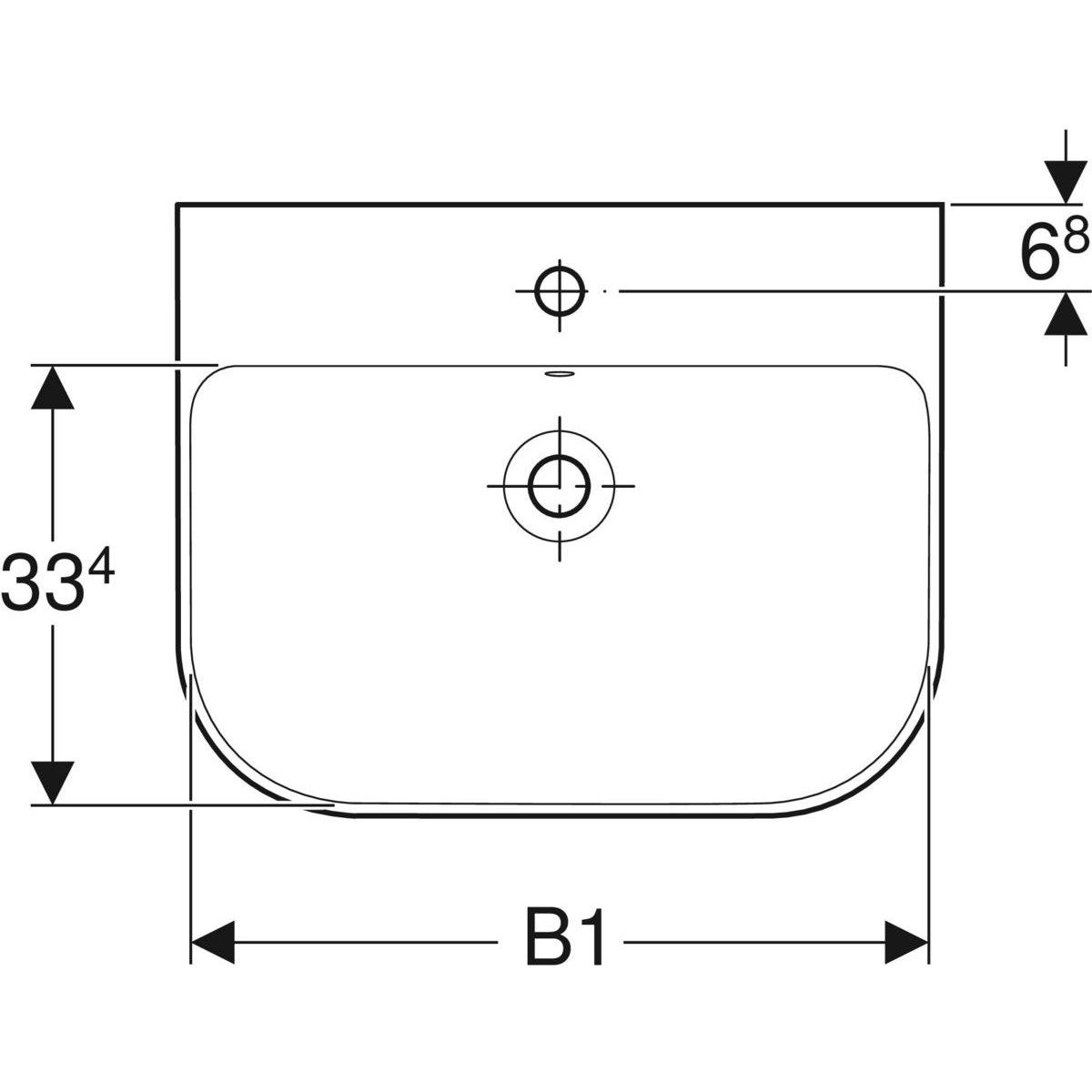 Умывальник из стекла Geberit SMYLE ARCH-00067281 - Вид №2
