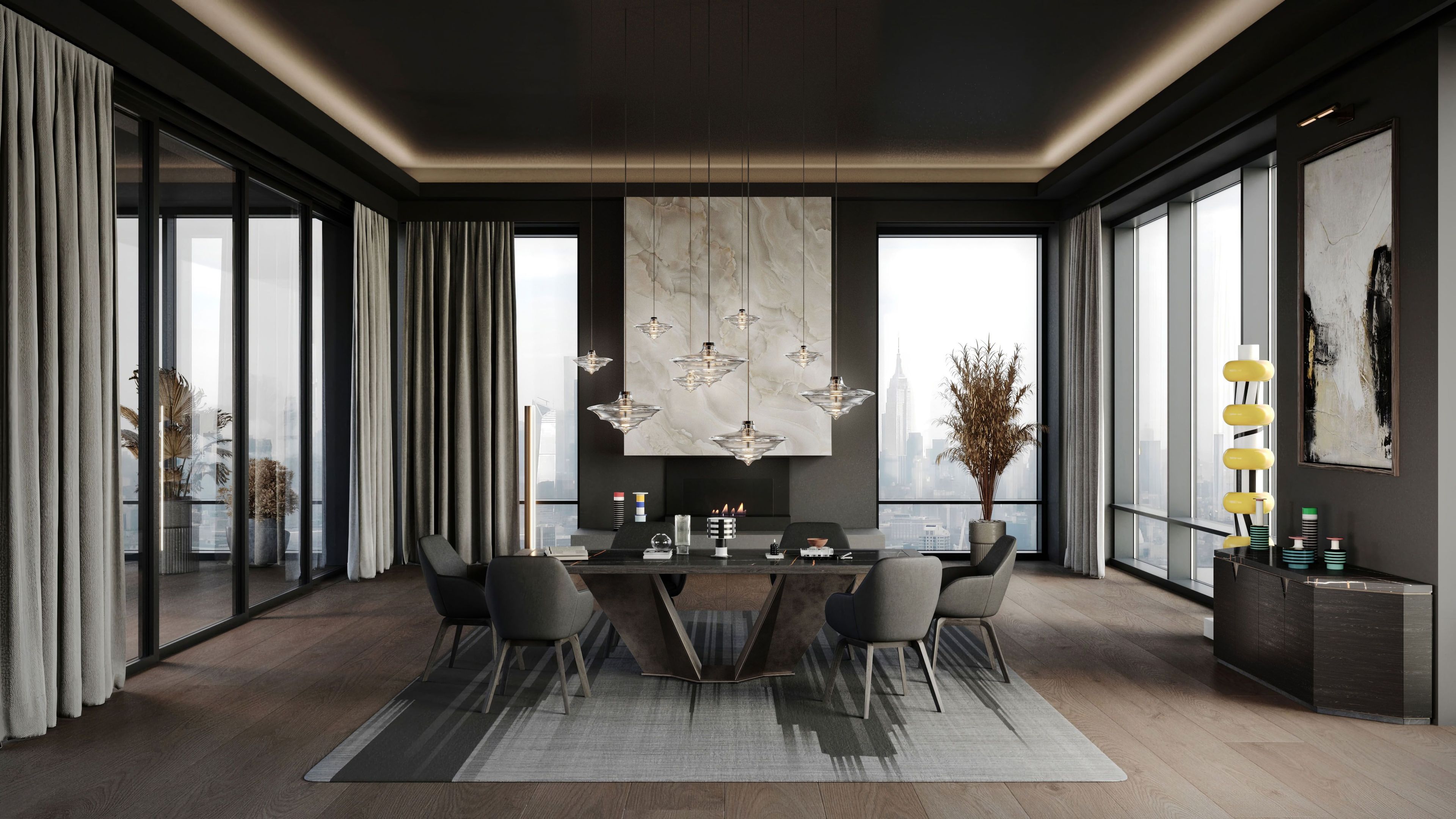 Деревянный шкаф с распашными дверями Wayne Enterprises Home Collection WE-148 ARCH-00124406 - Вид №4