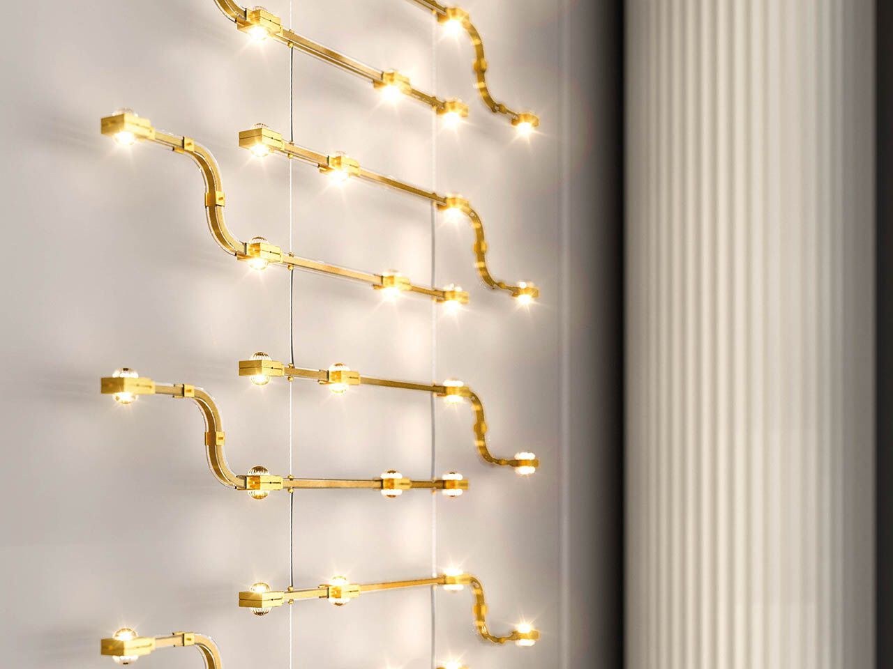 Стеклянный светодиодный подвесной светильник Masiero Raqam ARCH-00042718 - Вид №1