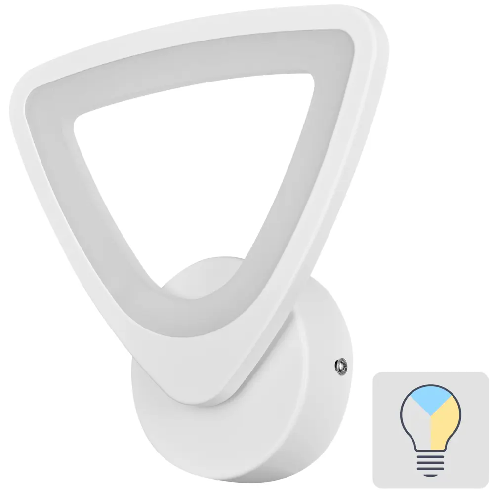 Настенный светильник светодиодный Escada 10218/1LED, регулируемый белый свет, цвет белый 88294297 STLM-2064600  - Вид №1