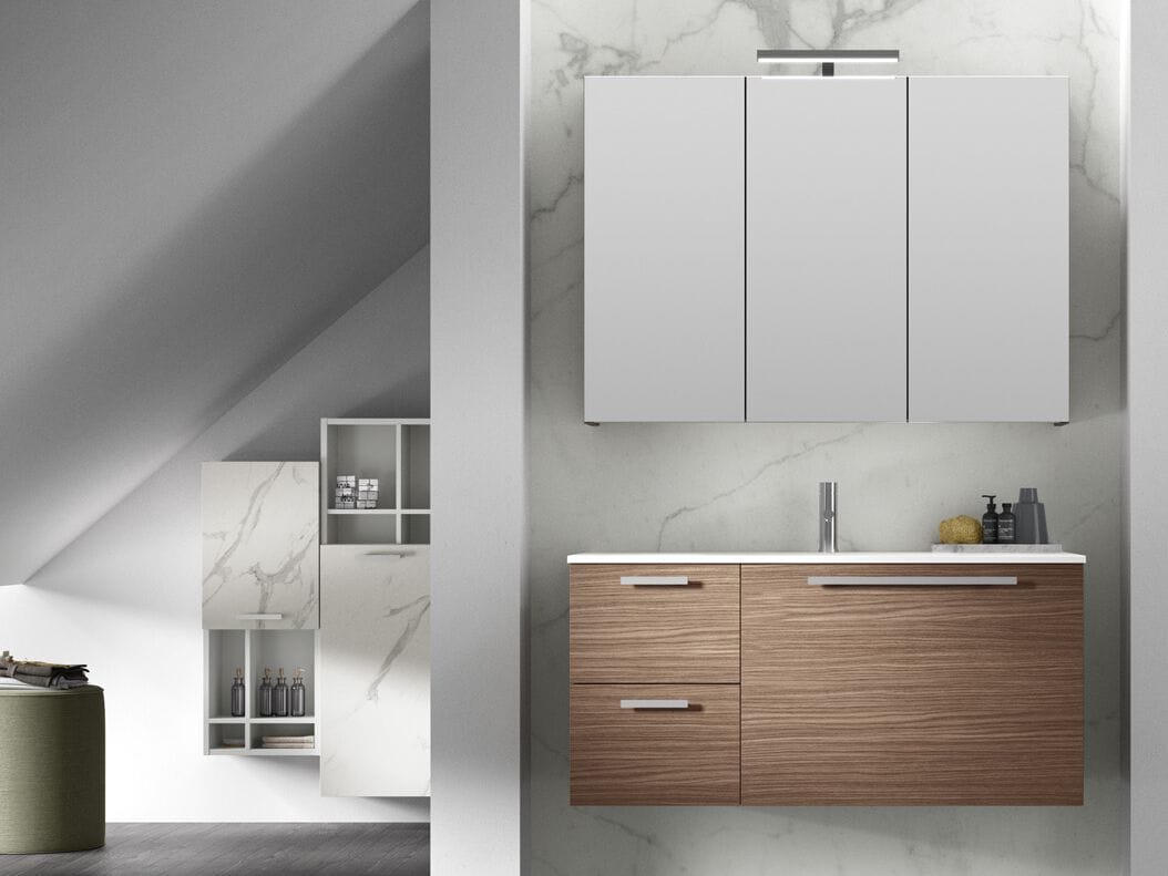 Деревянный умывальник с зеркалом ARCOM Поллок ARCH-00032545