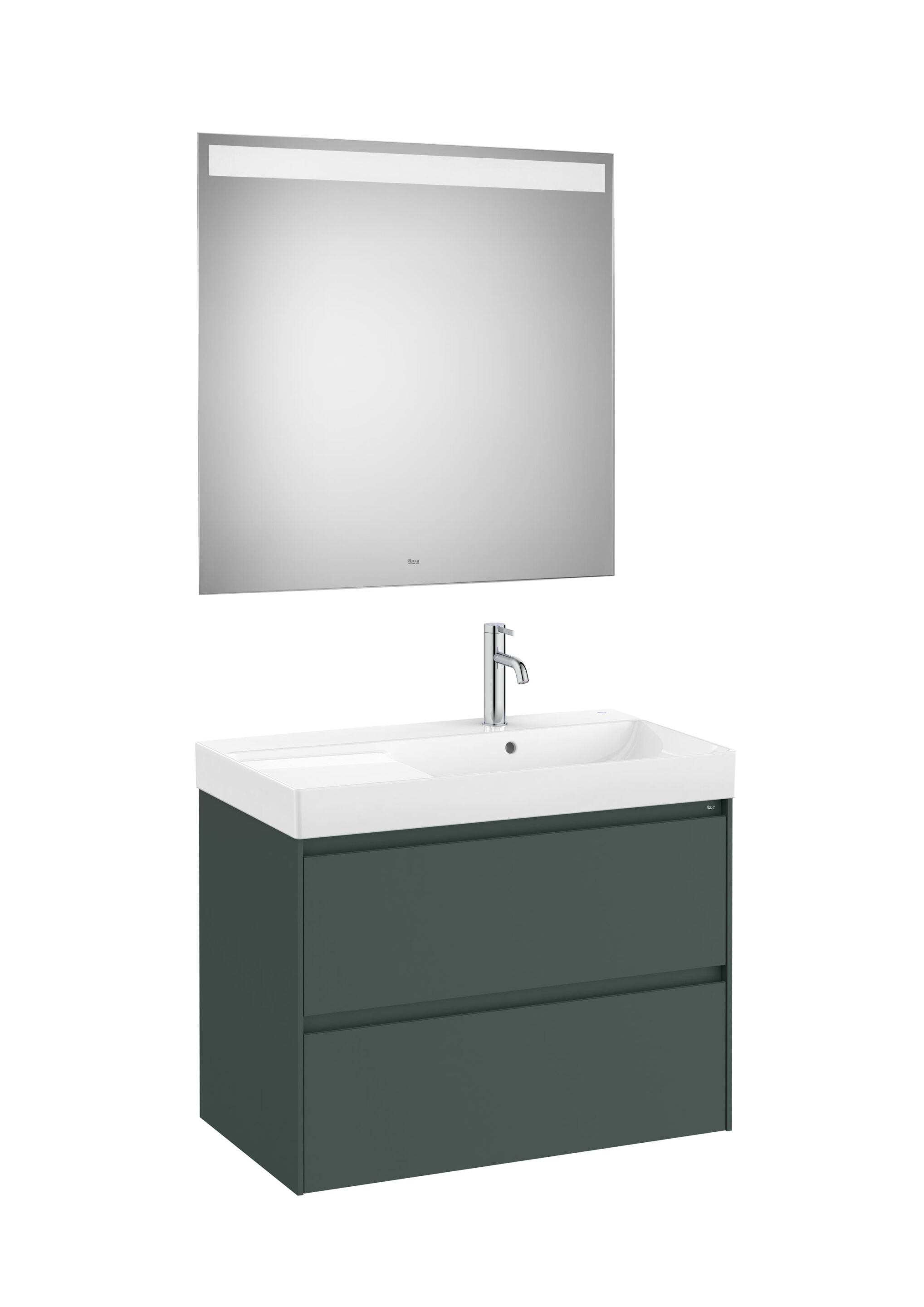 Деревянный одиночный умывальник с зеркалом Roca UNIK A8516 / A8517 ARCH-00015558 - Вид №14