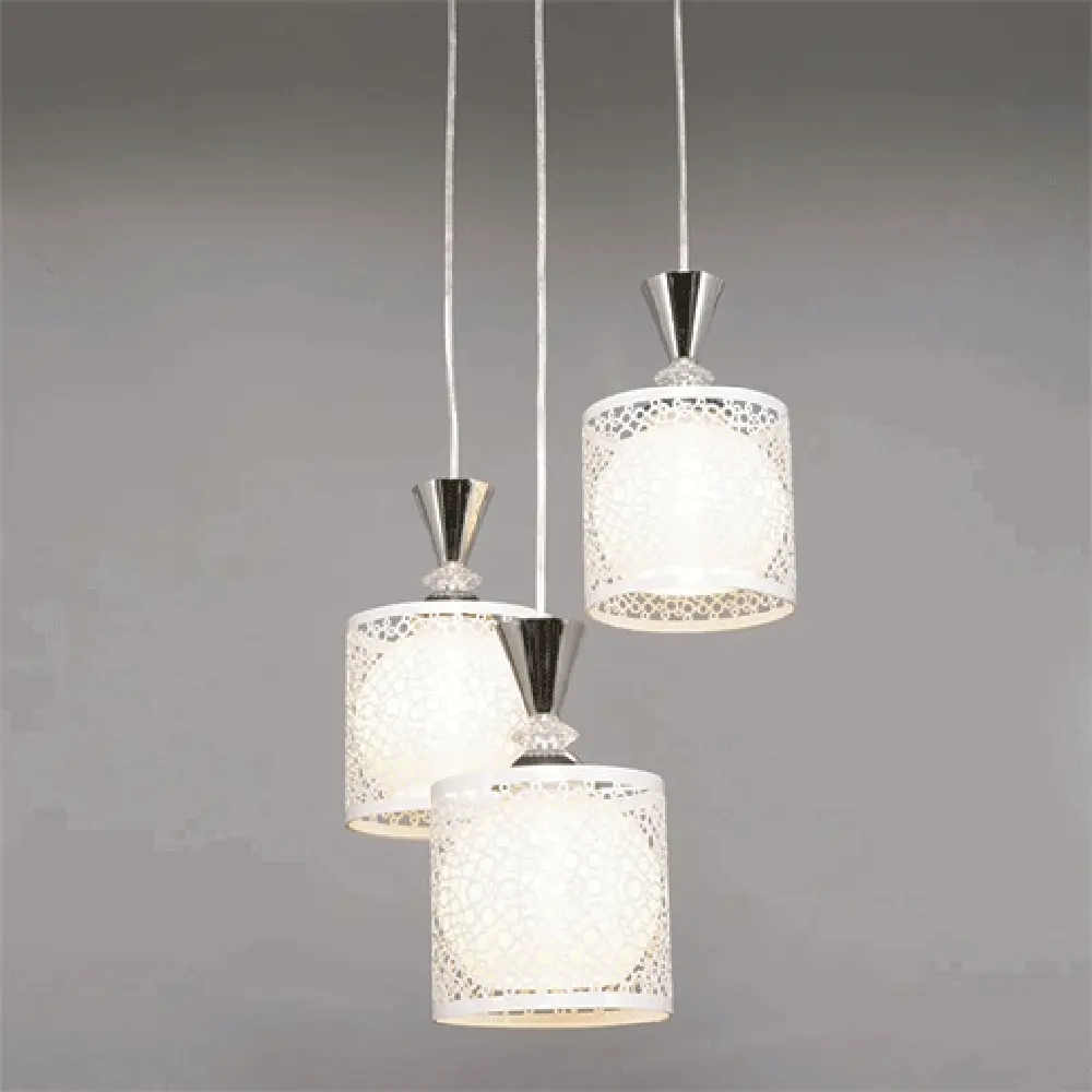 Люстра каскадная хрустальная подвесная Pablo 3xE27x40 Вт LAMPLANDIA STLM-2112962 - Вид №2