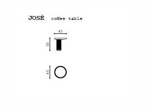 Круглый журнальный столик из лакированного дерева CPRN HOMOOD Shapes Outdoor ARCH-00146611 - Вид №2