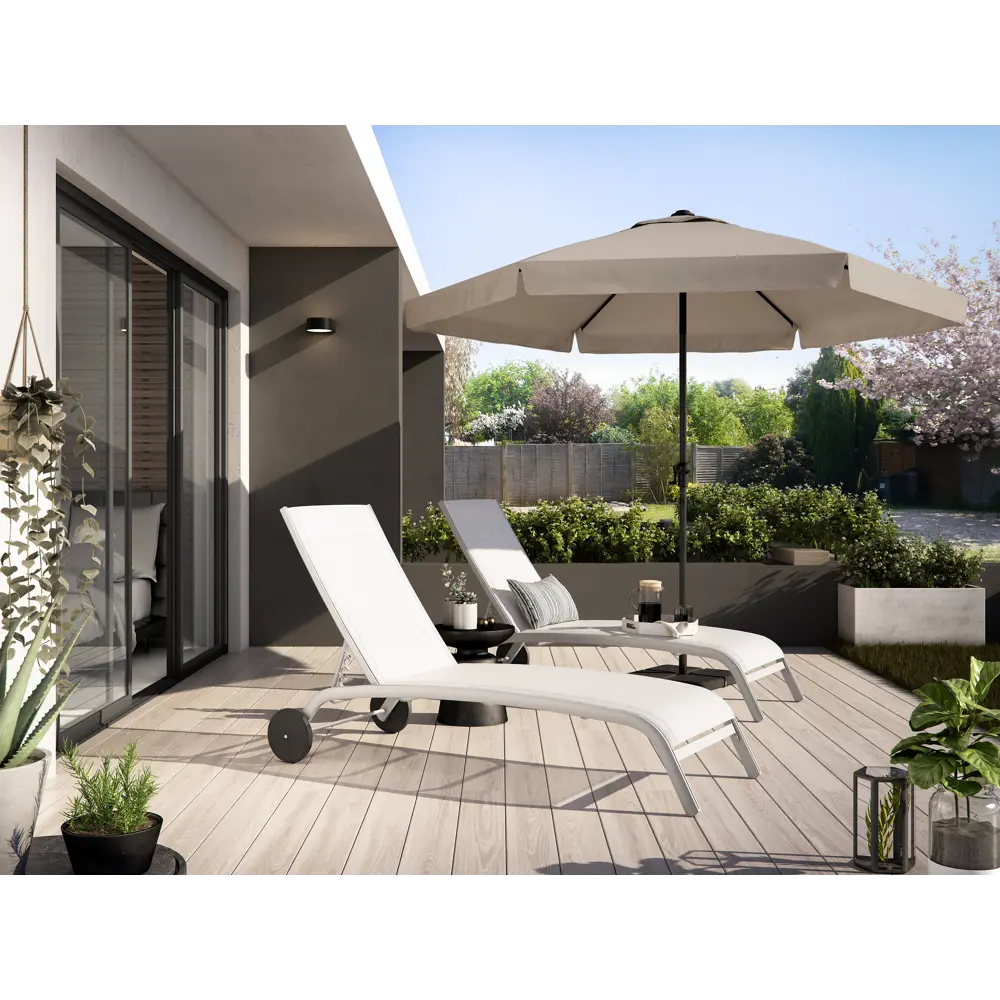 Зонт BEGINIA Avea 300 см бежевый STLM-2200154 - Вид №7