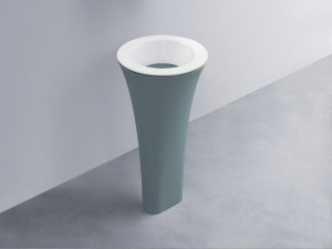 AMLA45-BL+AMPILT-PL+AMCOLT-PL Раковина Amedeo Tondo отдельностоящая cielo Enjoy + Amedeo