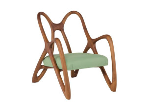 Садовое кресло из тикового дерева с подлокотниками