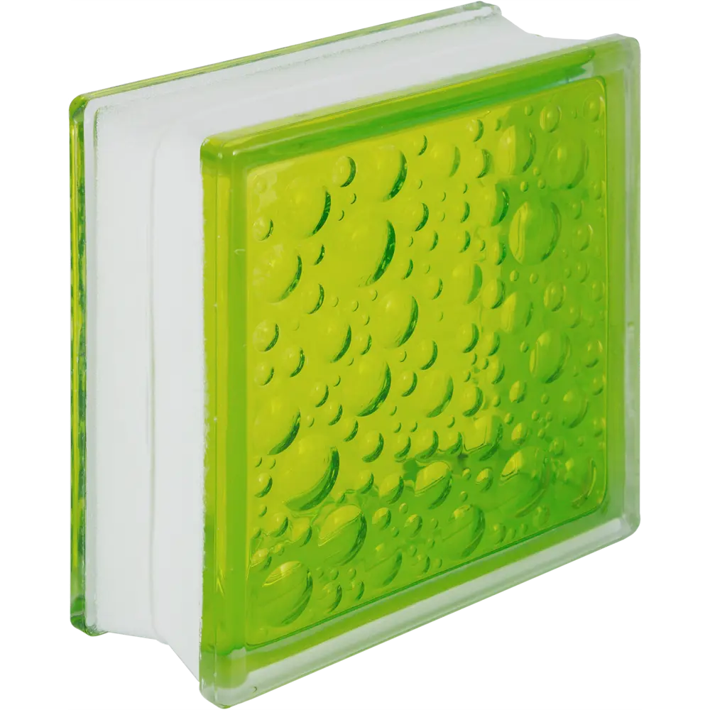 Стеклоблок Богема Савона цвет тархун VITRABLOCK STLM-2086855