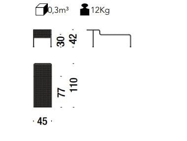 Прямоугольный стальной журнальный столик MOROSO Work is Over ARCH-00000055 - Вид №2