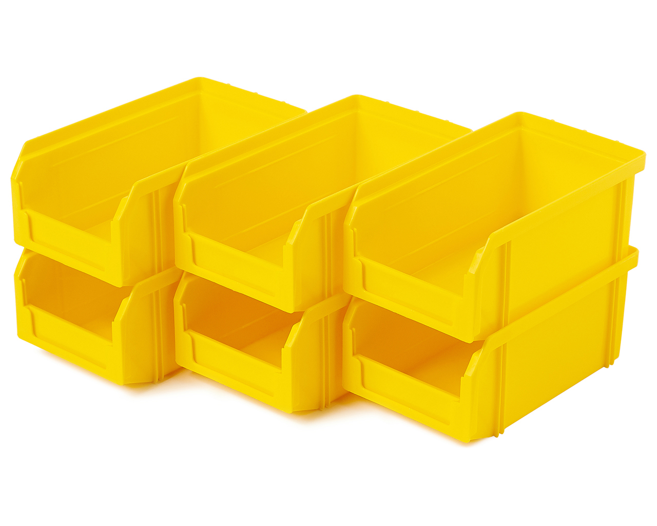 90003229 Ящик для инструментов V-1-К6-желтый, 19х17.2х20.4 см STLM-0080781 СТЕЛЛА-ТЕХНИК