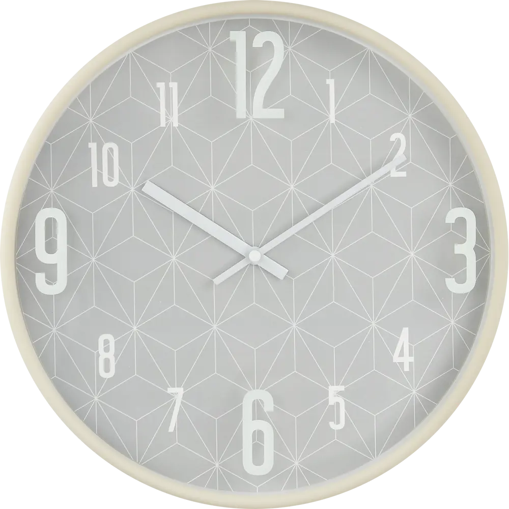 Часы настенные «Графика» 31 см цвет серый TROYKATIME STLM-2066116