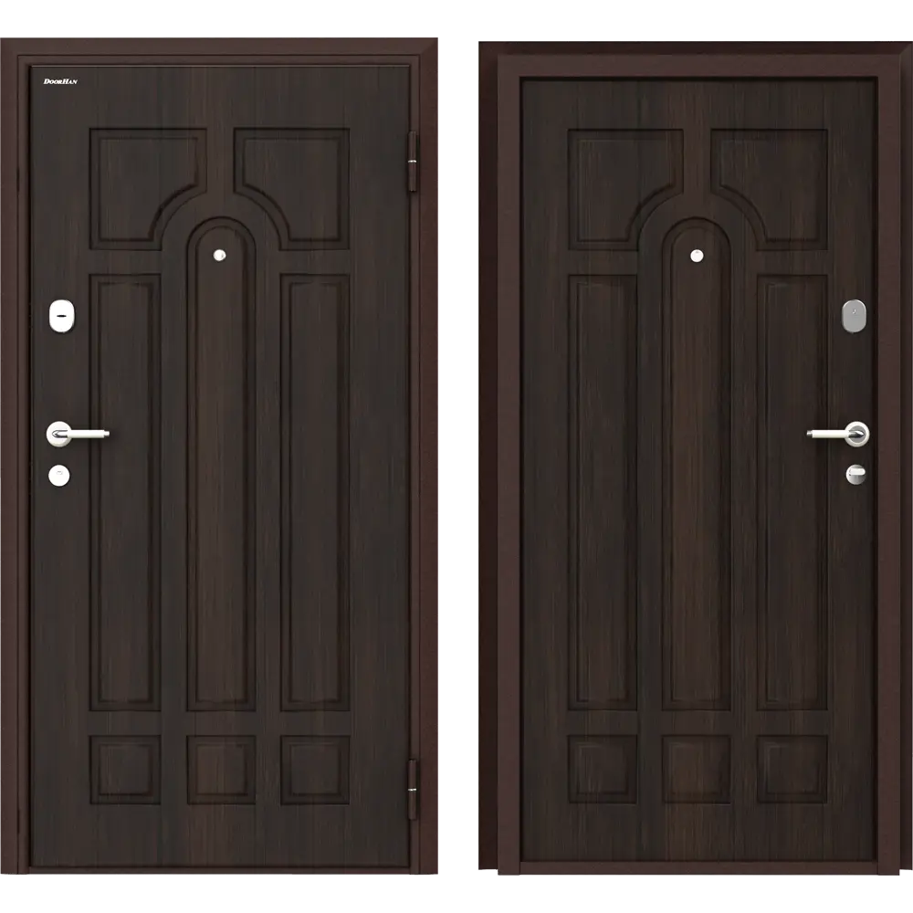 Дверь входная металлическая Премиум 88x205 см правая тик деревянный DOORHAN STLM-2157733