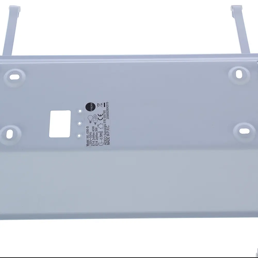 База для светильника Inspire WL-056 большой 2xE14х40 Вт, металл, цвет белый STLM-2027420 - Вид №3