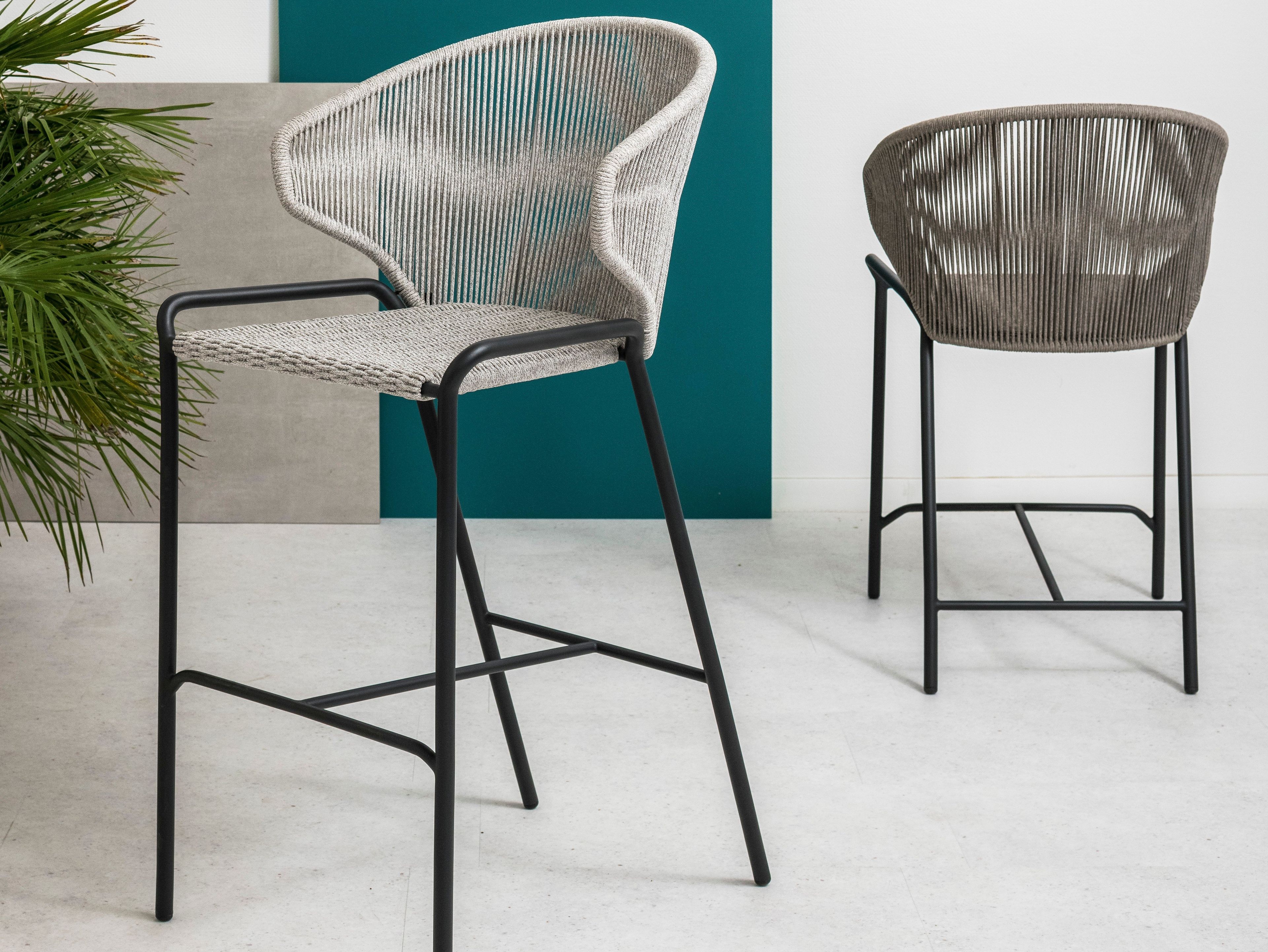 Высокий металлический стул с подлокотниками MANUTTI Radoc ARCH-00054637 - Вид №5