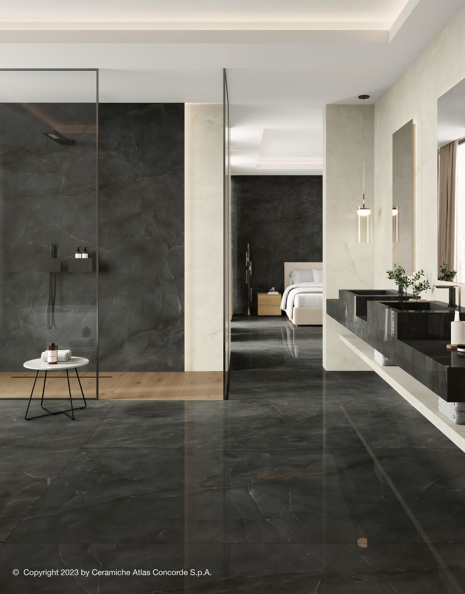 Напольное / керамогранит с эффектом оникса Atlas Concorde Marvel Onyx ARCH-00100320 - Вид №45