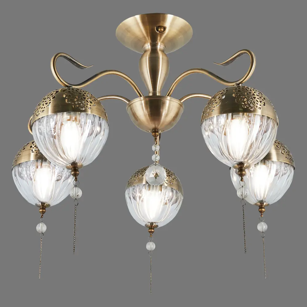 Люстра «Faberge» 594/5PL 5хЕ14х40 Вт цвет античная бронза Escada STLM-2138715 - Вид №3