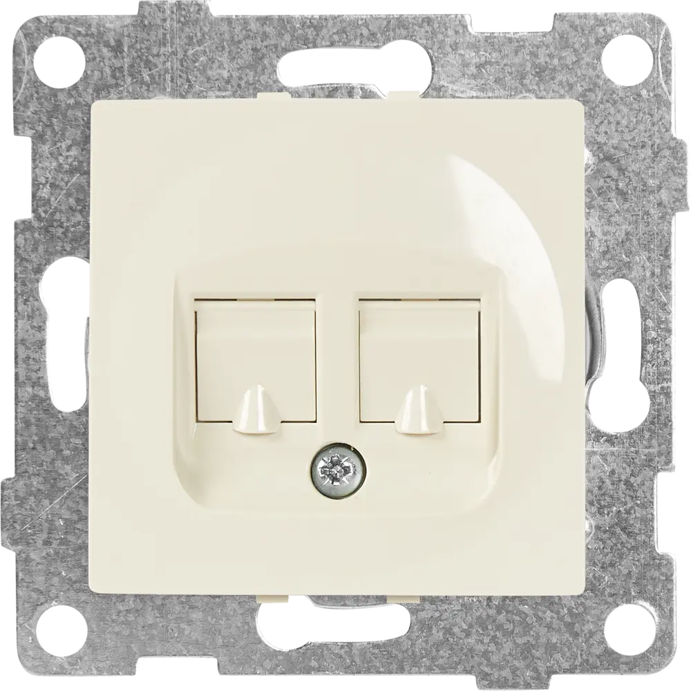 Интернет-розетка GUSI Electric для телефона и компьютера с подключением RJ45/RJ12 83864420 Ugra STLM-0045204