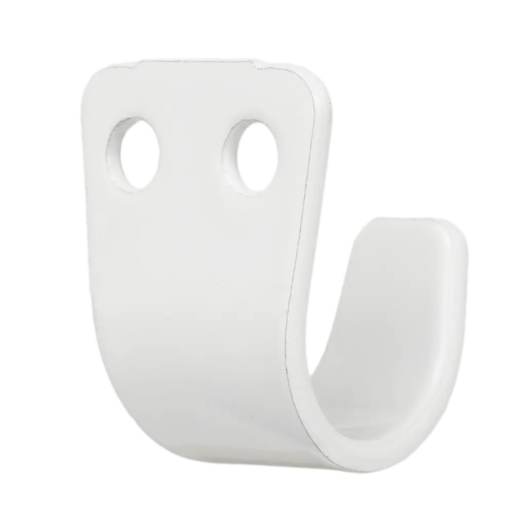 Вешалка настенная №1 1 крючок цвет белый VILPLAST STLM-2063833 - Вид №2