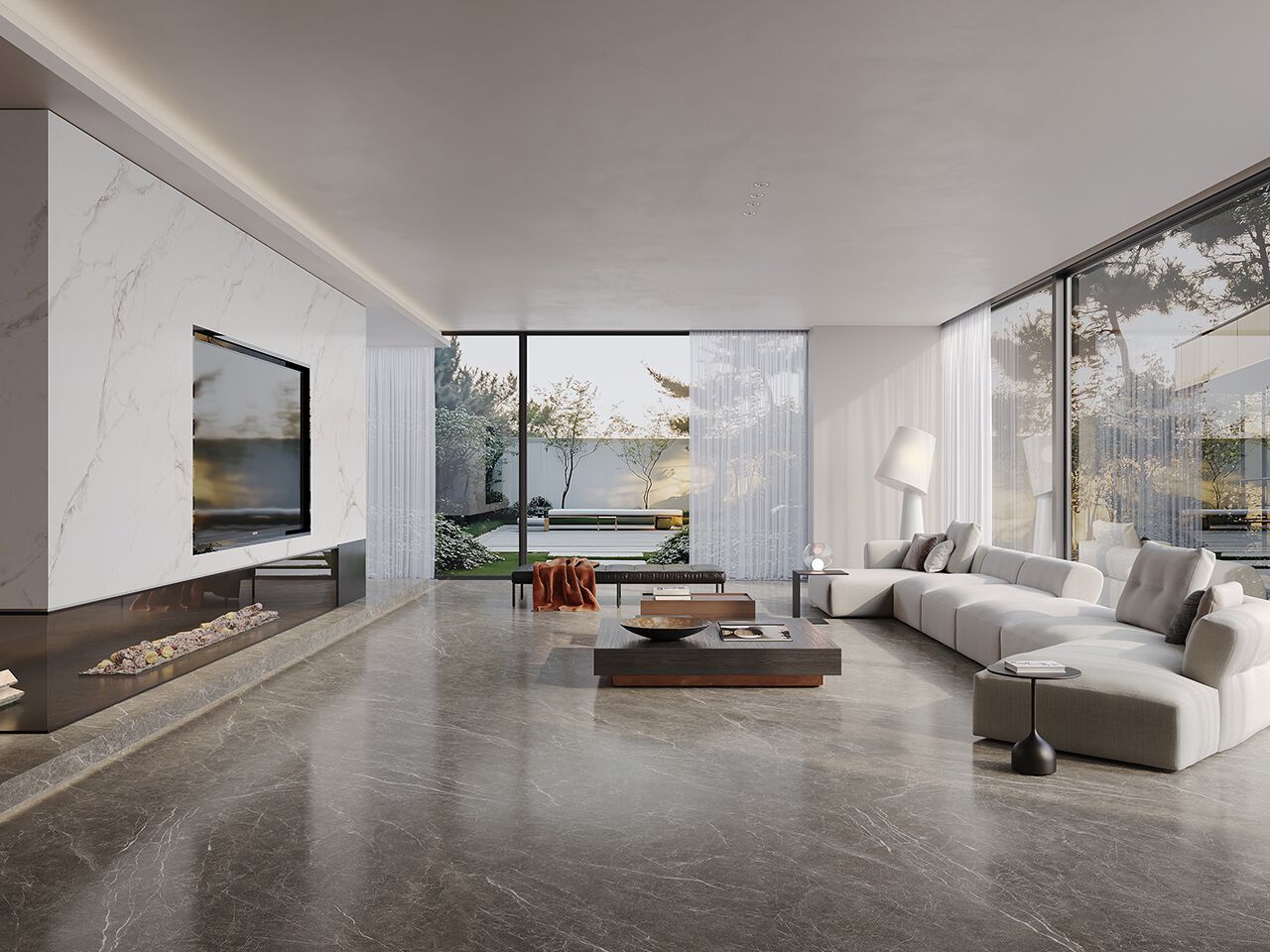 Мраморный пол / покрытие GANI MARBLE TILES CYPRUS GREY ARCH-00068793 - Вид №2