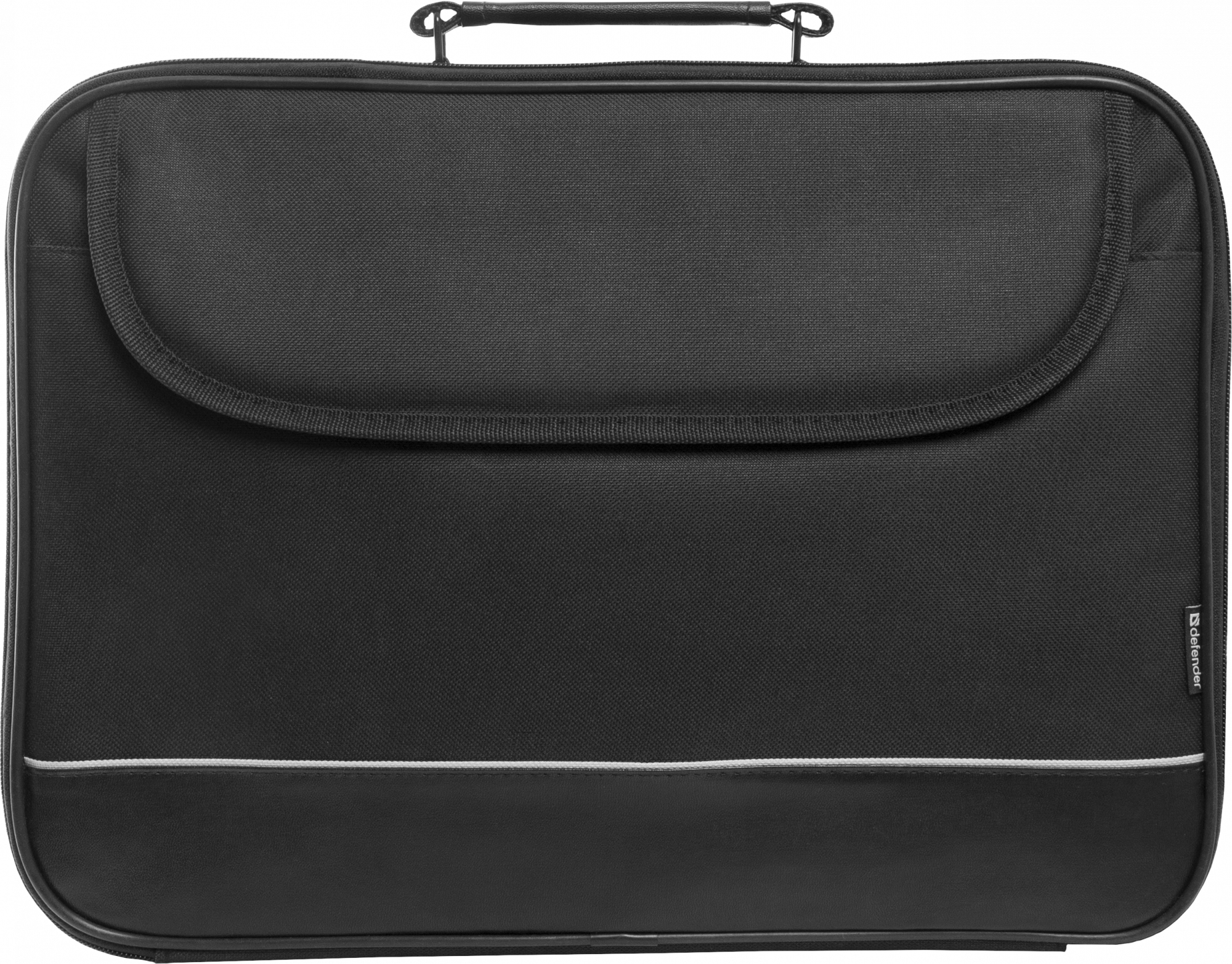 26019 сумка для ноутбука ascetic 15"-16" черный, жесткий каркас, карман Defender Santreyd 