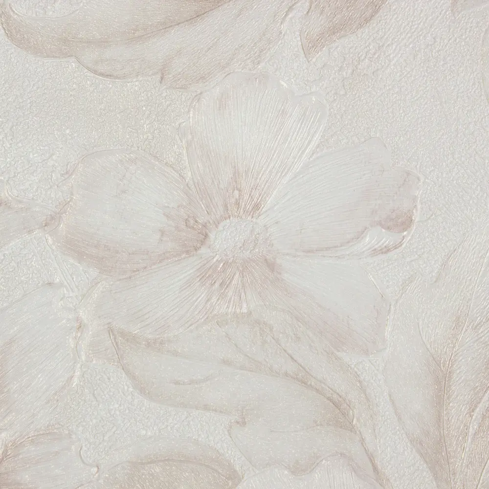 Обои флизелиновые Палитра Flower touch бежевые 1.06 м 7313-14 STLM-2001848 - Вид №2