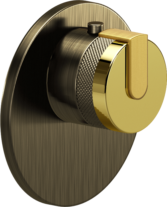 E-8027-R1PBE-L1BAU-VBB-T Термостатический переключатель 3/4-Внешняя часть GRAFF MOD+