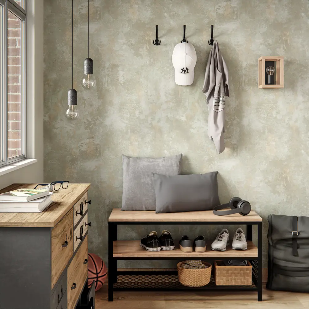 Обои флизелиновые Inspire Albert зелёные 0.53 м Sage 5 STLM-2025597 - Вид №5