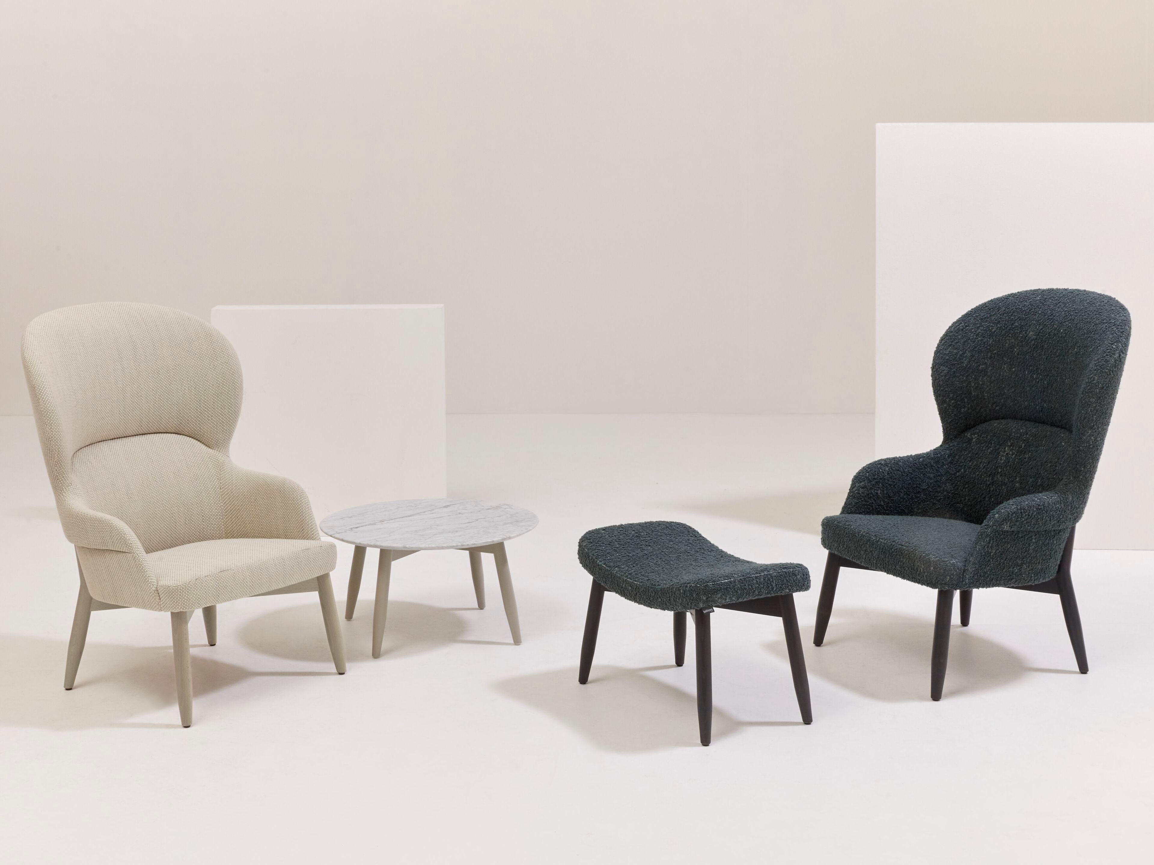 Кресло bergère из бука с подлокотниками Billiani Spy ARCH-00135404 - Вид №1