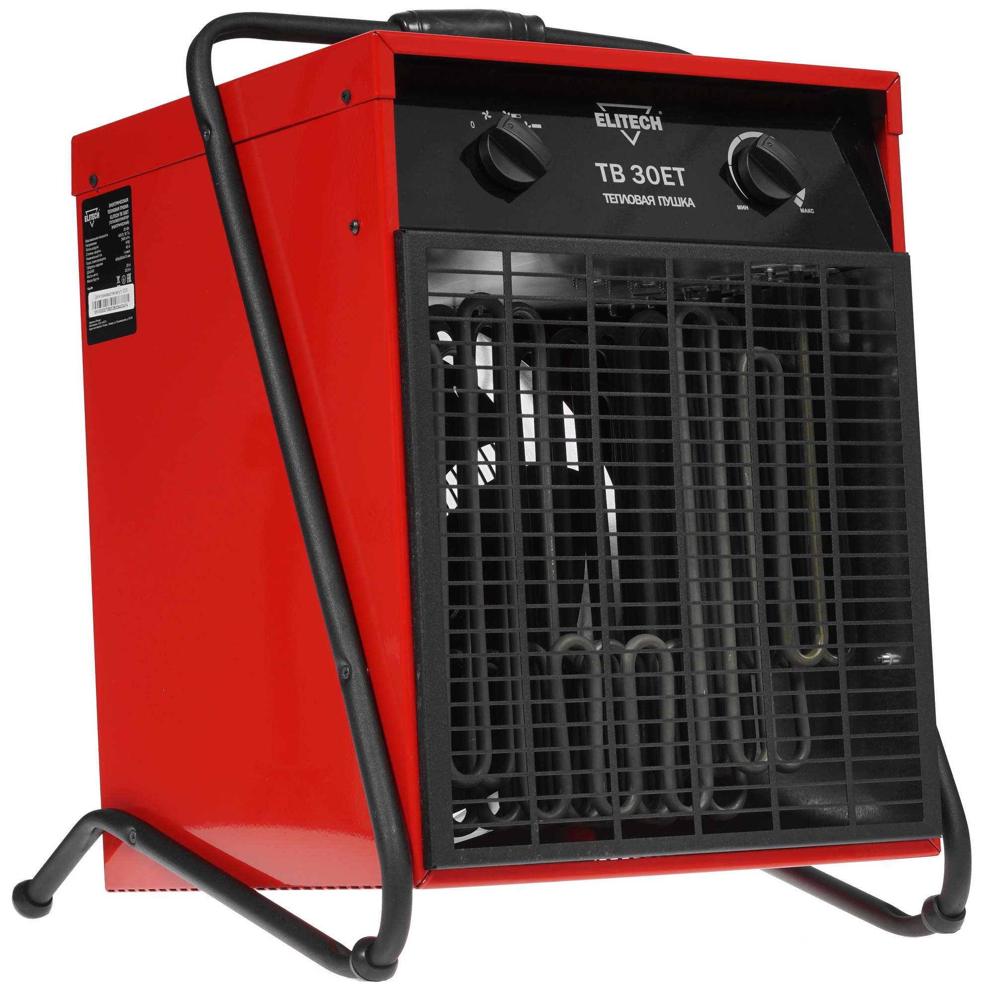 8195548 Тепловая пушка электрическая Elitech ТВ 30ЕТ STDN-0047903