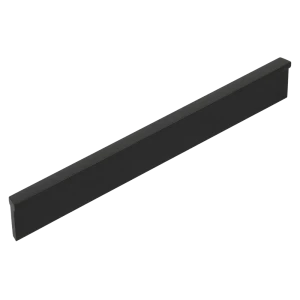 Мебельная ручка-рейлинг матовый черный 128 мм