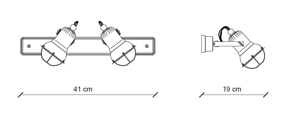 Керамический прямоугольный многостенный прожектор FERROLUCE ARCH-00065058 - Вид №5