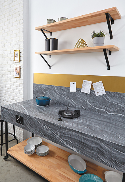 Столешницы для кухни - Оушен блэк LIGRON LIST314 1838 - Вид №7