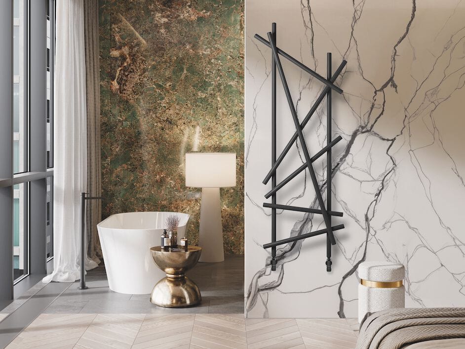 Настенный стальной полотенцесушитель SCIROCCO H дизайн ARCH-00125001