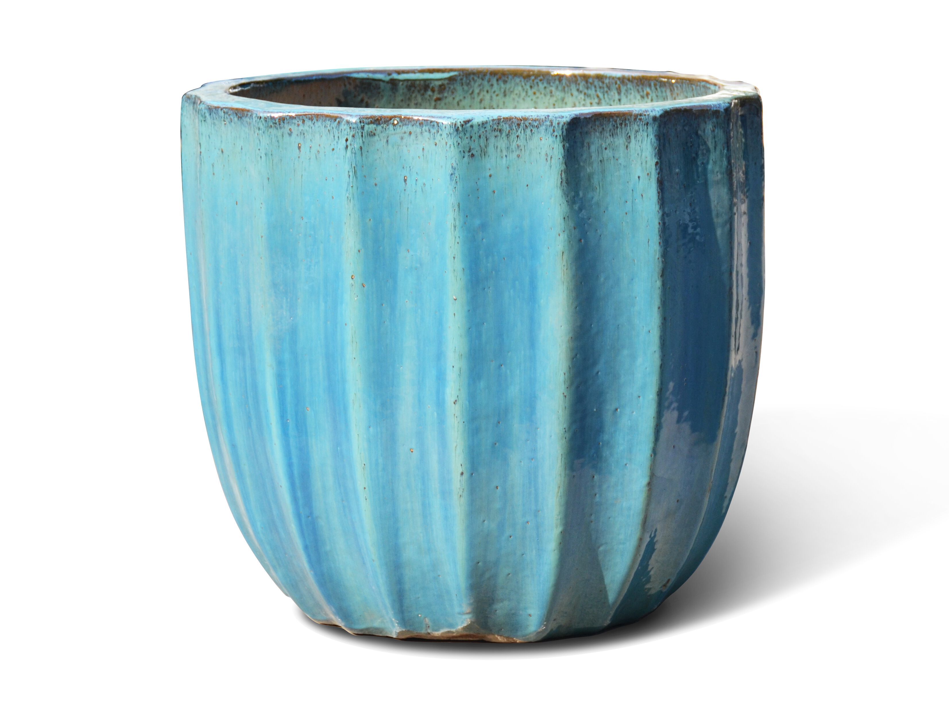 Садовый горшок ручной работы из терракоты PAOLELLI GARDEN глазурованная New Age ARCH-00134975