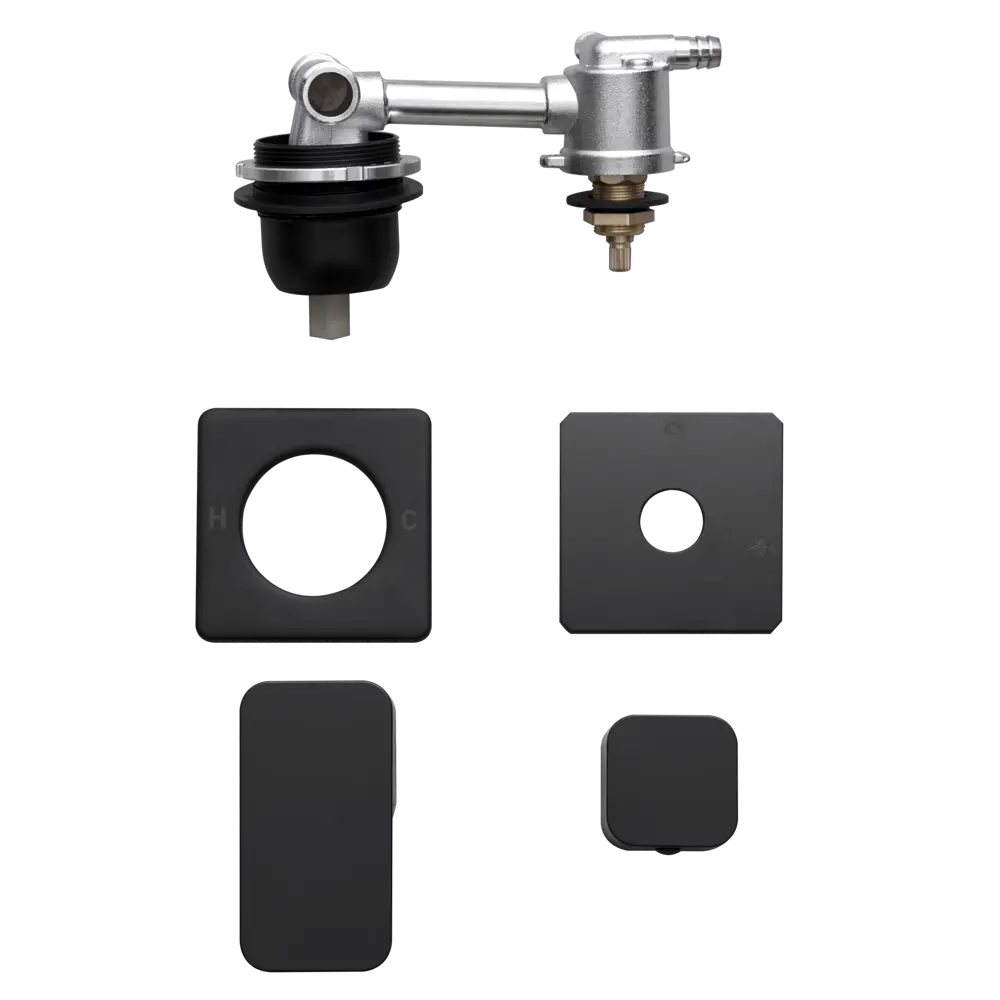 Смеситель для душа KONSENSA Бруклин однорычажный цвет черный STLM-2194685 - Вид №5