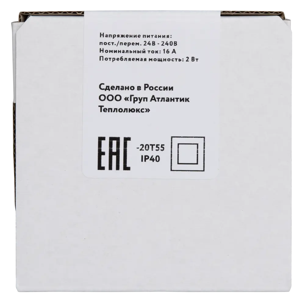 Регулятор температуры Teploluxe 100 на Din-рейку механический цвет белый ТЕПЛОЛЮКС STLM-2138474 - Вид №6