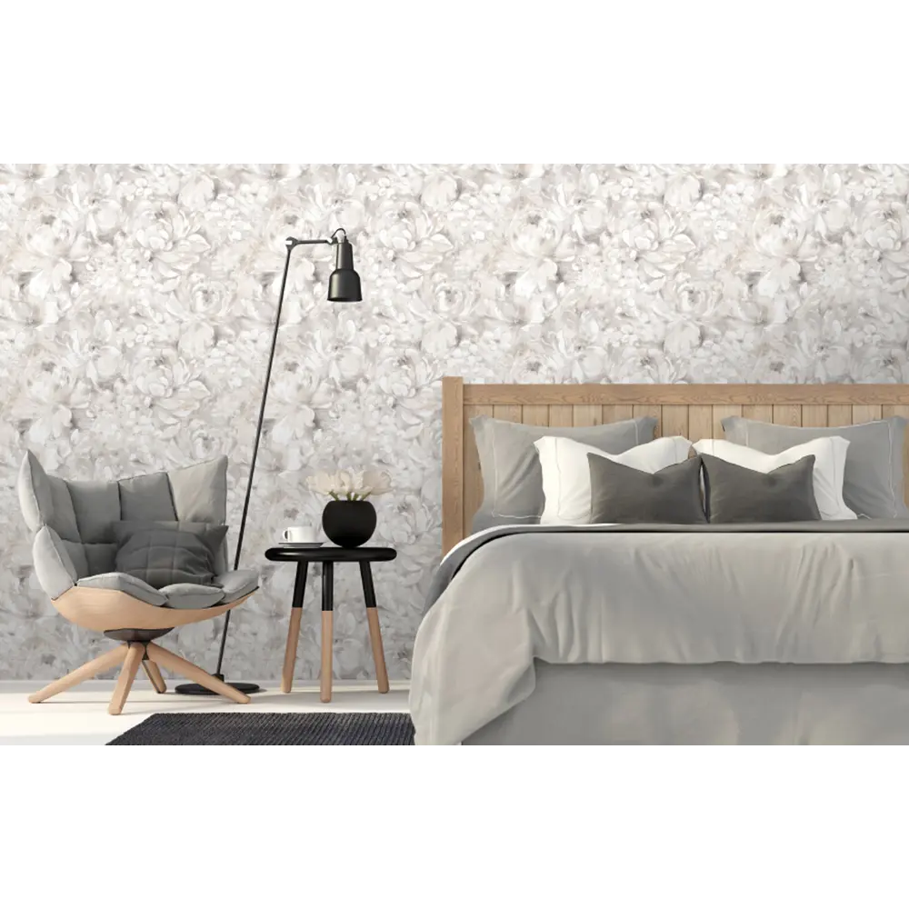 Обои флизелиновые Startdeco Натали бежевые 1.06 м 989447 STLM-2085559 - Вид №3