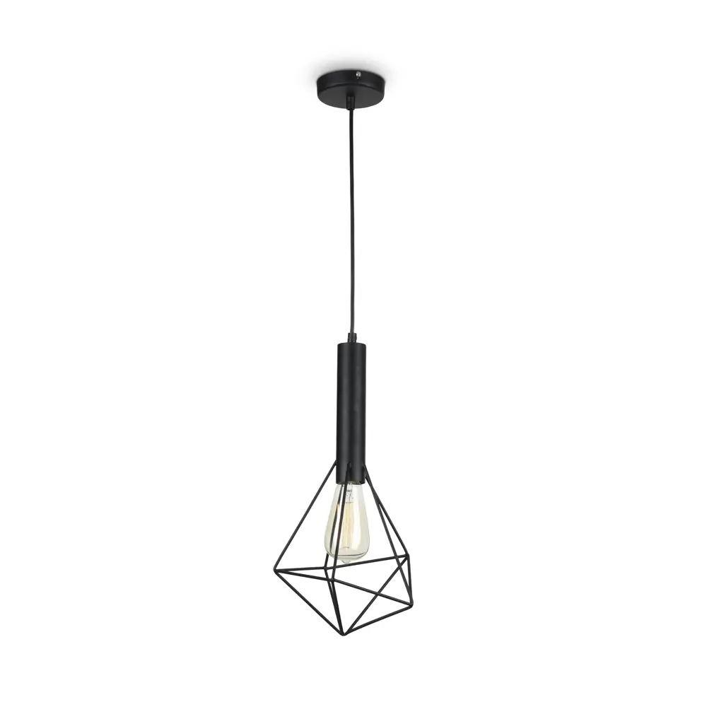 Светильник подвесной Spider T021-01-B 1 лампа 3 м² цвет черный Maytoni STLM-2155285