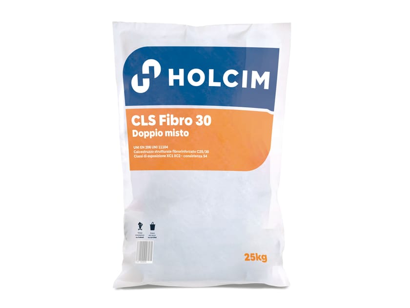 Бетон, предварительно обработанный структурным волокном Holcim Italia CALCESTRUZZO PLUS 30 ARCH-00071492