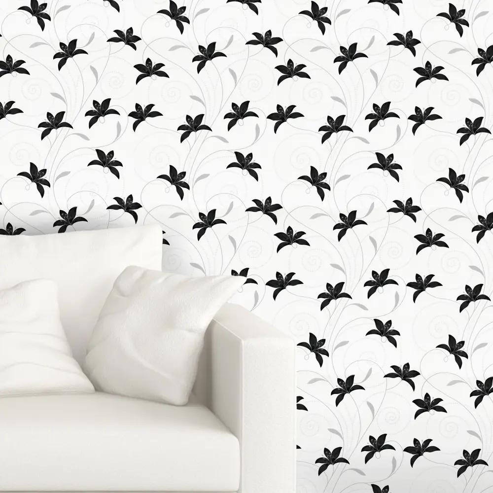 Обои флизелиновые Vilia Вояж чёрные 1.06 м 1145-21 STLM-2018601 - Вид №2