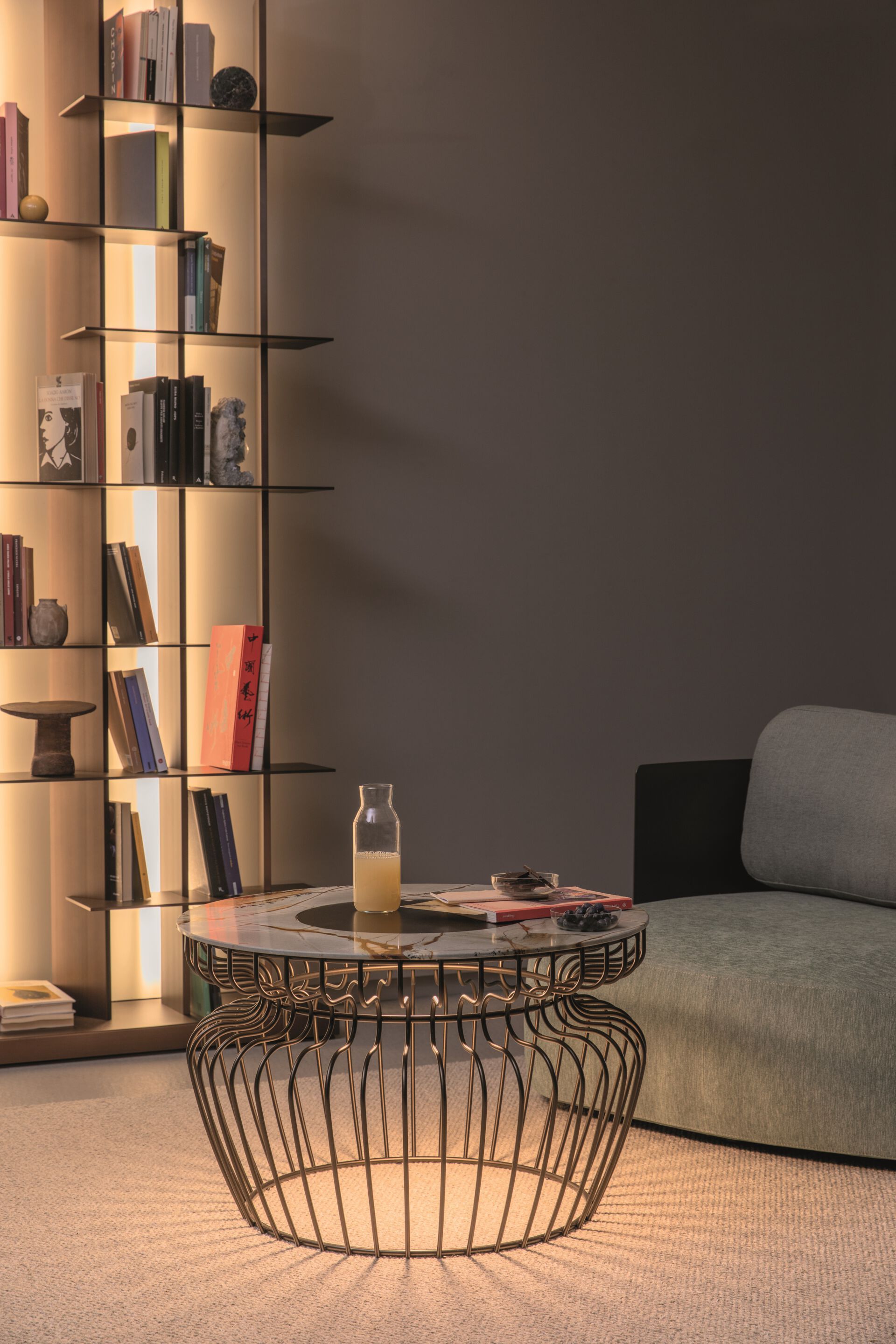 Круглый металлический журнальный столик Natevo Атолл ARCH-00045139 - Вид №3