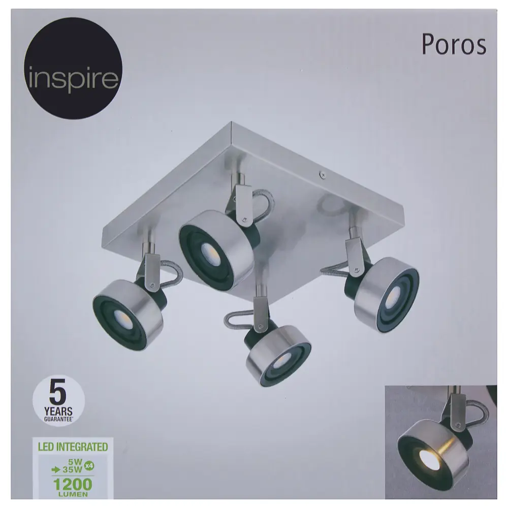 Светильник Poros, планка на 4 спота INSPIRE STLM-2042280 - Вид №2
