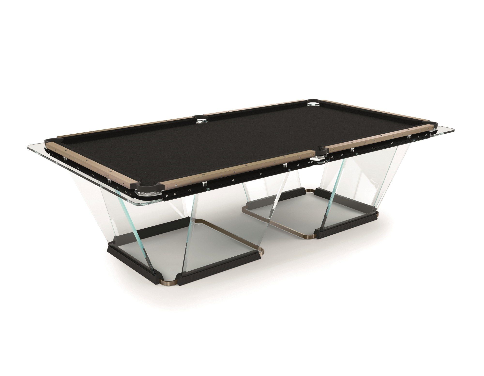 Бильярдный стол из закаленного стекла с алюминиевыми бортами Teckell T1.1 ARCH-00019208 - Вид №3