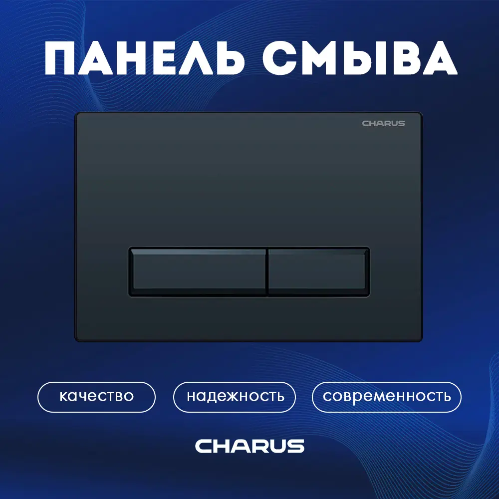 Панель смыва Charus FP.321.DW.01 цвет черный