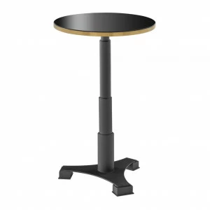 Барный стол круглый черный 60 см Avoria Bar от Eichholtz EICHHOLTZ  246098 Черный