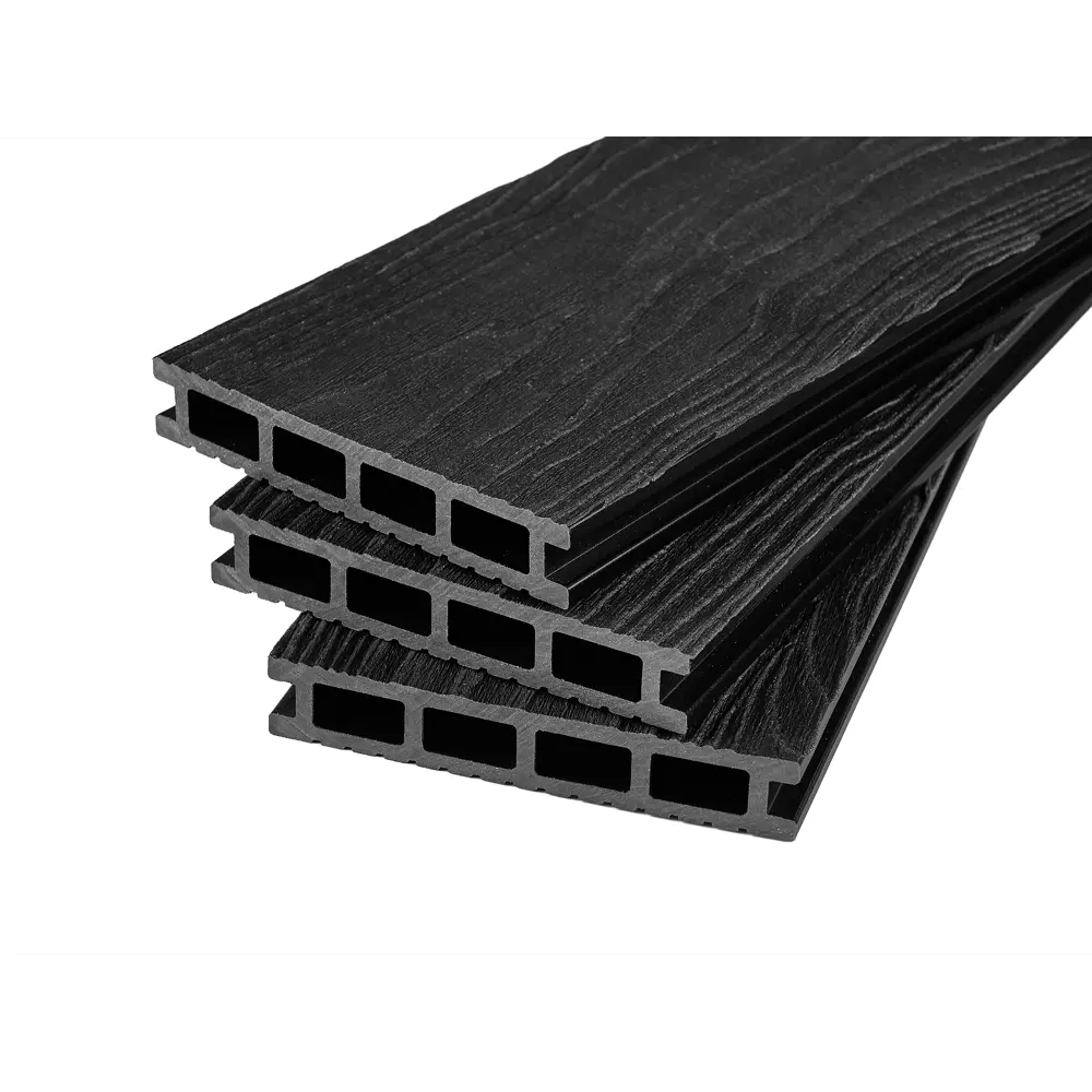 Террасная доска ДПК Groentec цвет Антрацит 145x25x3000 мм 0.435 м² STLM-2021210 - Вид №5