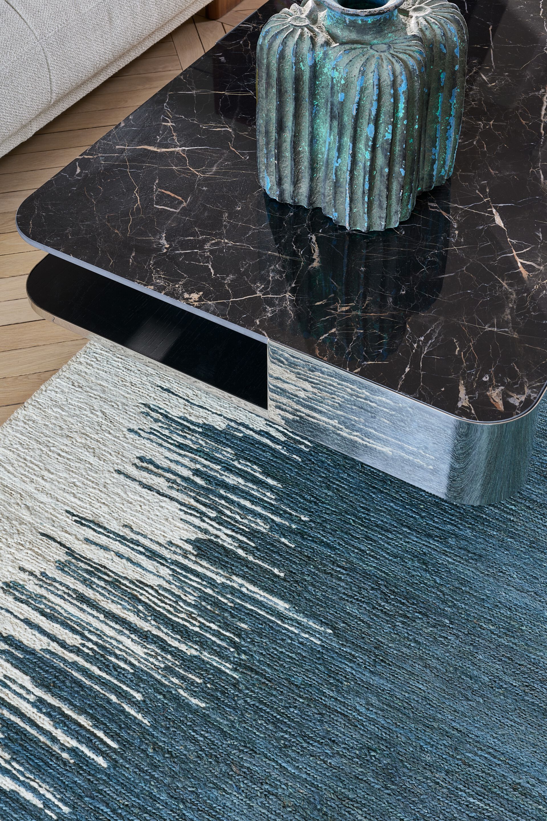 Ковер ручной работы из мешковины Toulemonde Bochart остров ARCH-00122827 - Вид №1