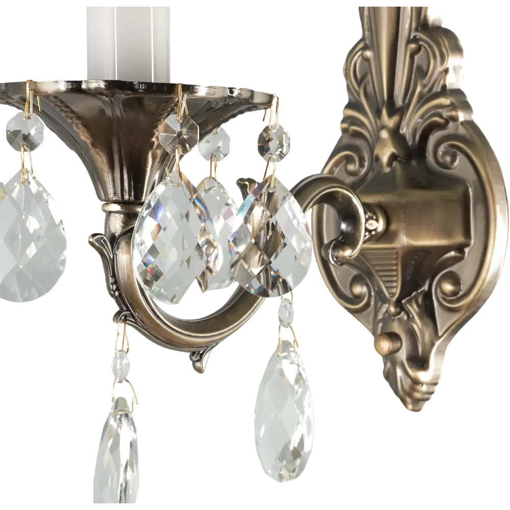 Бра Люкс E14x60 Вт, металл/стекло, цвет бронза WINK STLM-2138365 - Вид №3